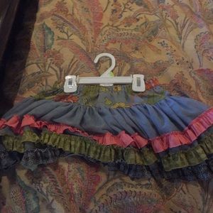 Matilda Jane girls sz 4 frilly skirt
